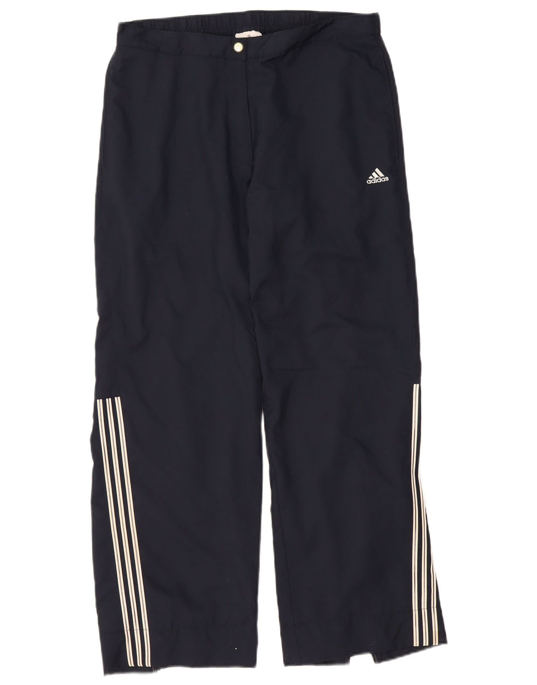 ADIDAS Pantalon de survêtement pour femme UK 16 Large Bleu Marine Polyester