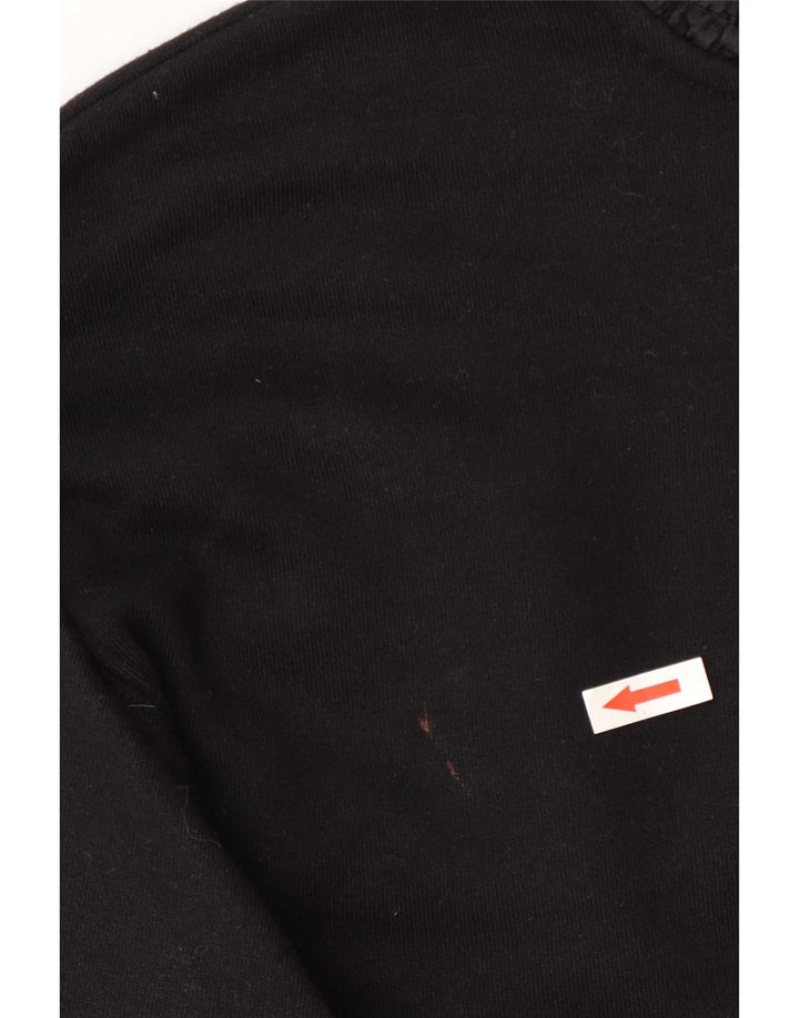 Zara Chemisier surdimensionné à manches longues pour femme UK 10 Petit coton noir