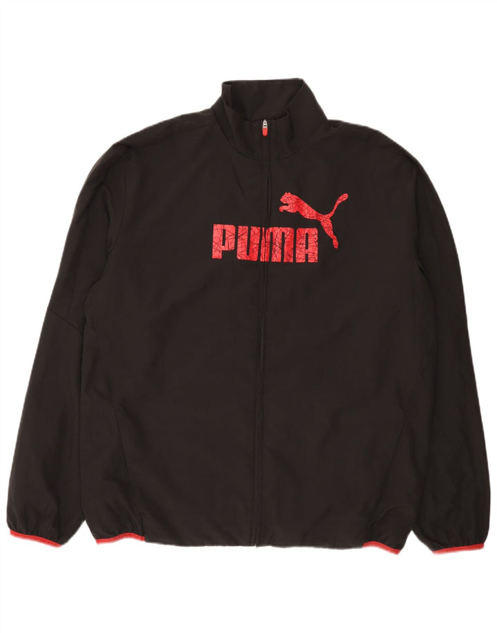 Puma Veste de Survêtement Graphique Homme XL Noir Polyester
