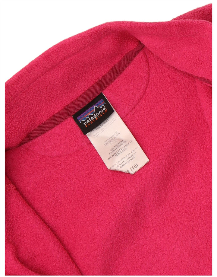 Patagonia Veste polaire fille 9-10 ans rose moyen polyester
