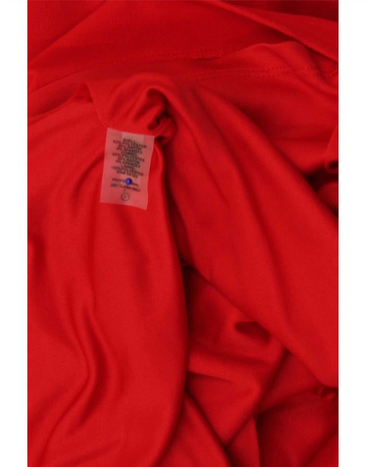 Calvin Klein Jeans Robe fourreau pour femme UK 8 Petit Rouge Polyester