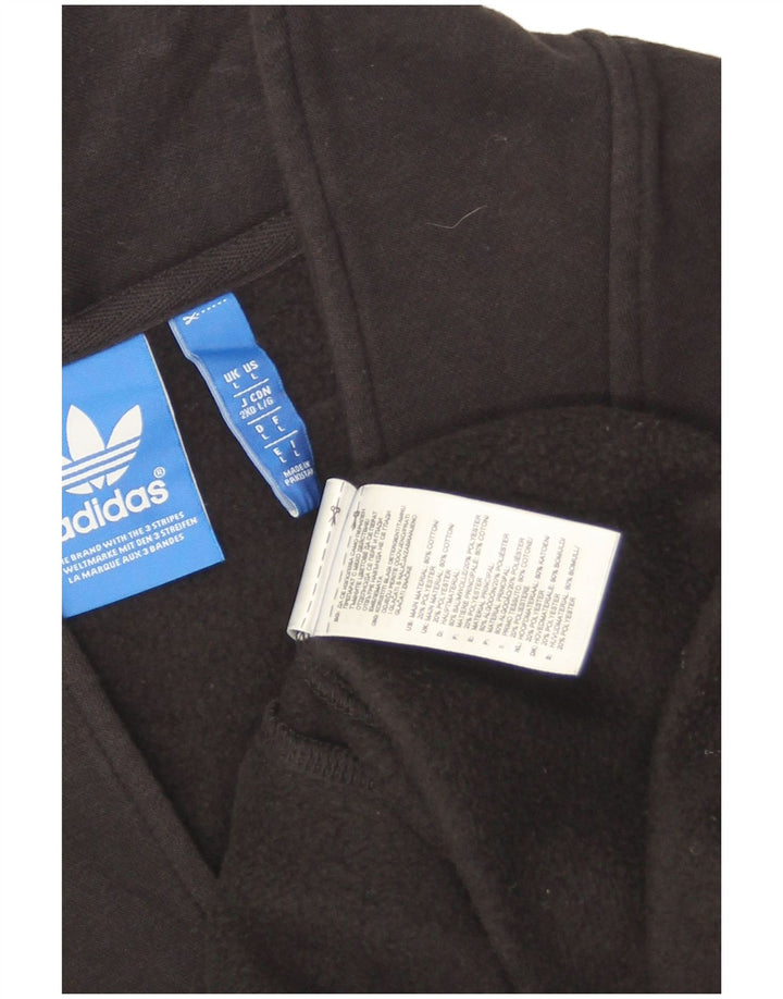 Adidas Veste de survêtement pour homme Taille L en coton noir