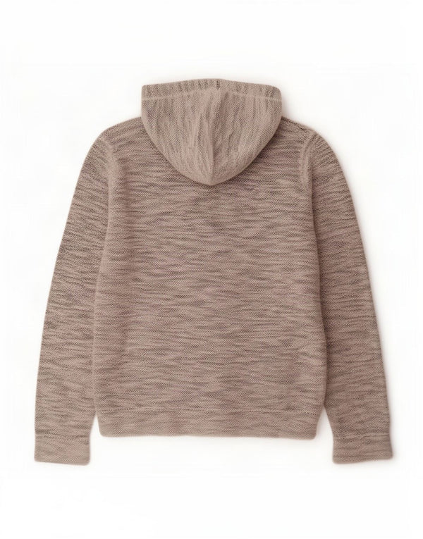 Fat Face Sweat à Capuche Zippé Homme Gris Moyen Moucheté