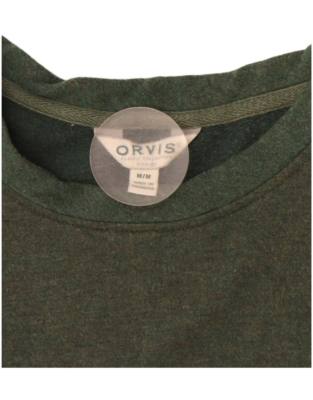 Orvis Sweat-Shirt Homme Vert Moyen Modal