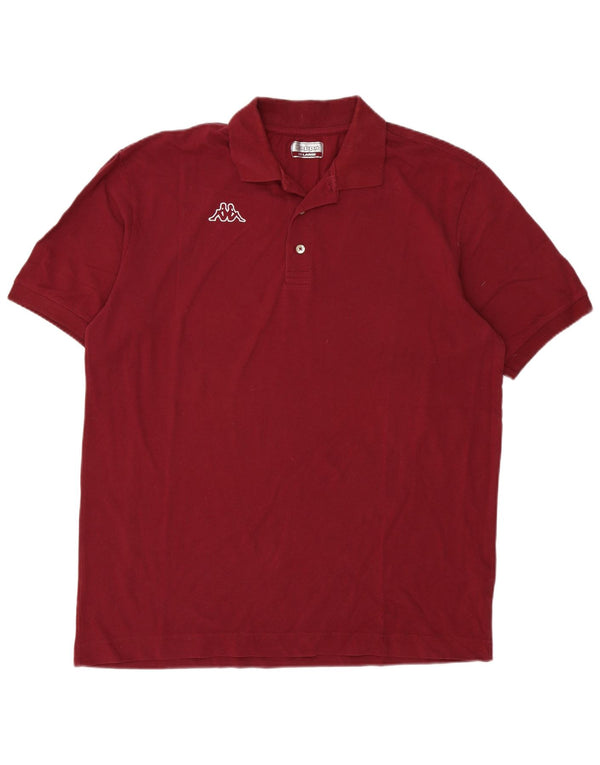 Kappa Polo Homme 2XL Bordeaux