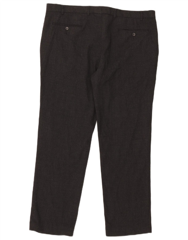 Marks & Spencer Pantalon de costume droit sur mesure pour homme W40 L31 Gris laine