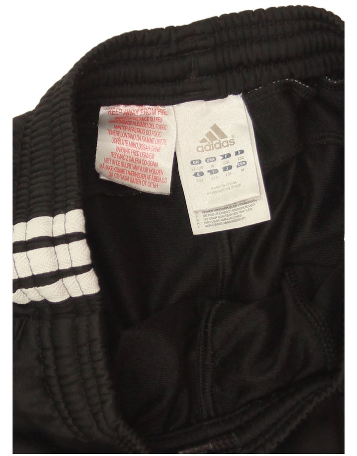 Adidas Pantalon de Survêtement Garçon Joggers 11-12 ans Noir Polyester