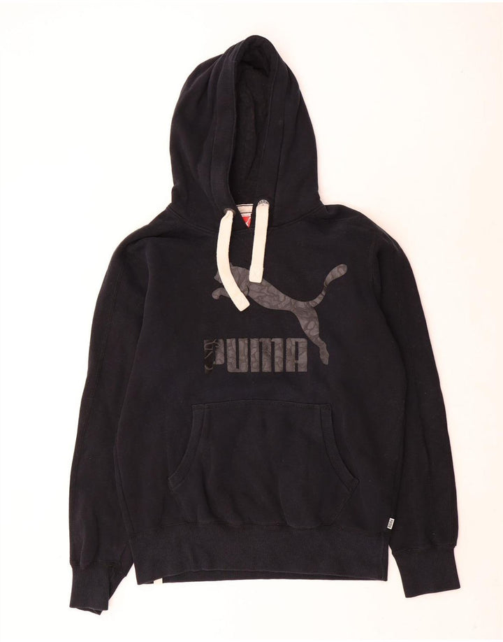 Puma Pull à Capuche Graphique Homme Noir Moyen Coton