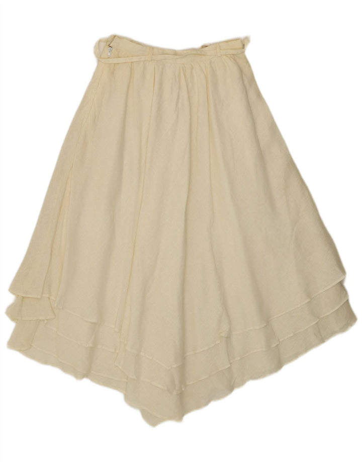 Giorgio Grati Jupe Asymétrique Femme IT 42 Medium W24 Blanc Cassé