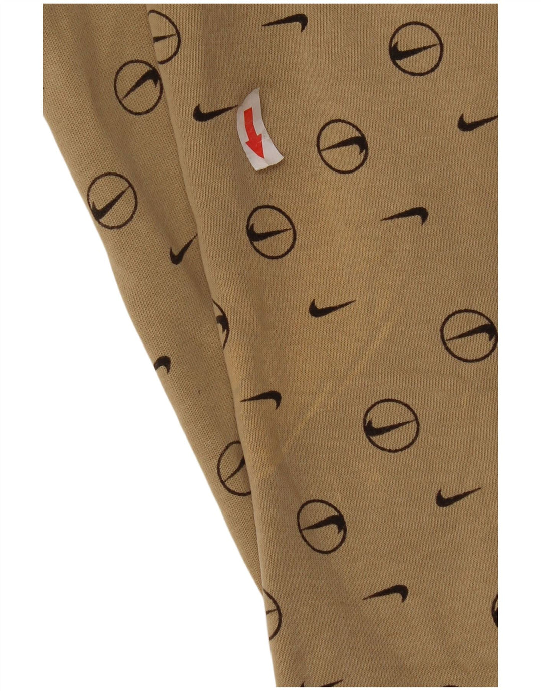Nike Pantalon de survêtement graphique pour homme Taille S Beige Géométrique
