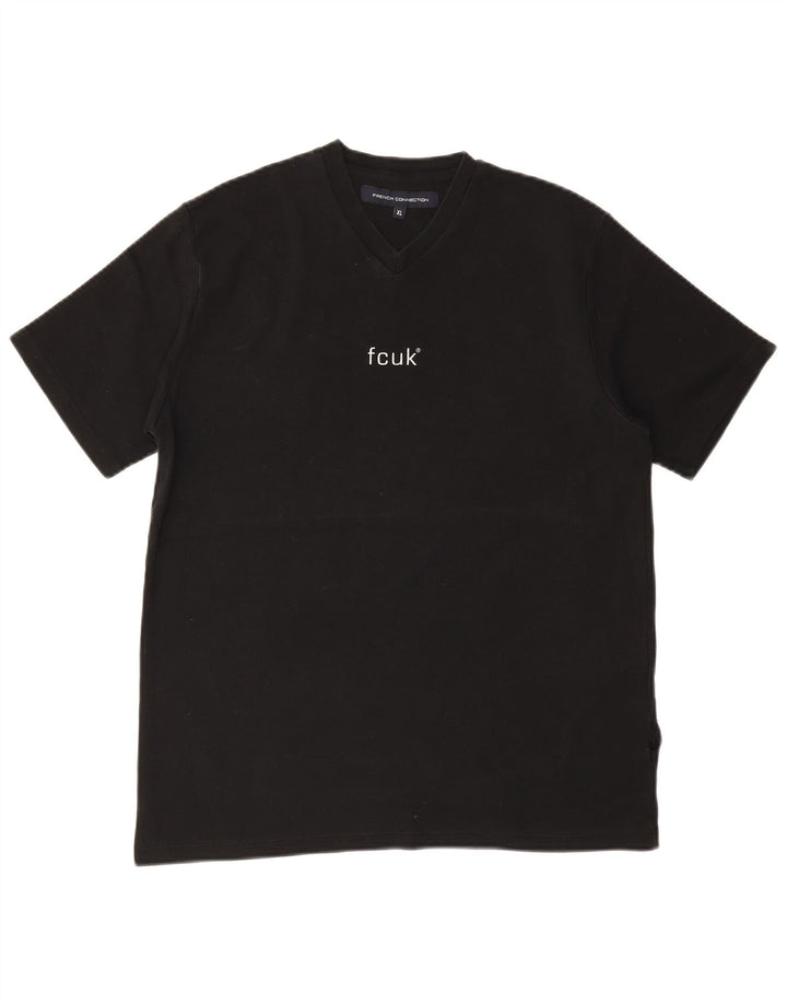FRENCH CONNECTION T-Shirt Homme Haut XL Noir