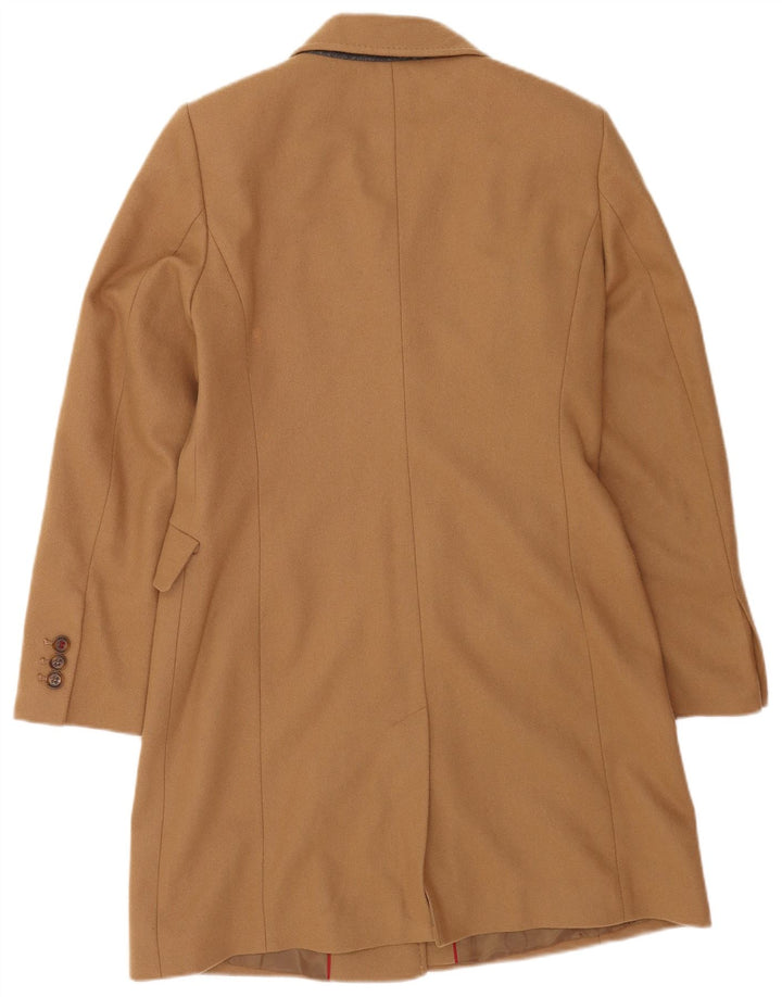 Esprit Manteau Femme UK 14 Grande Laine Vierge Beige