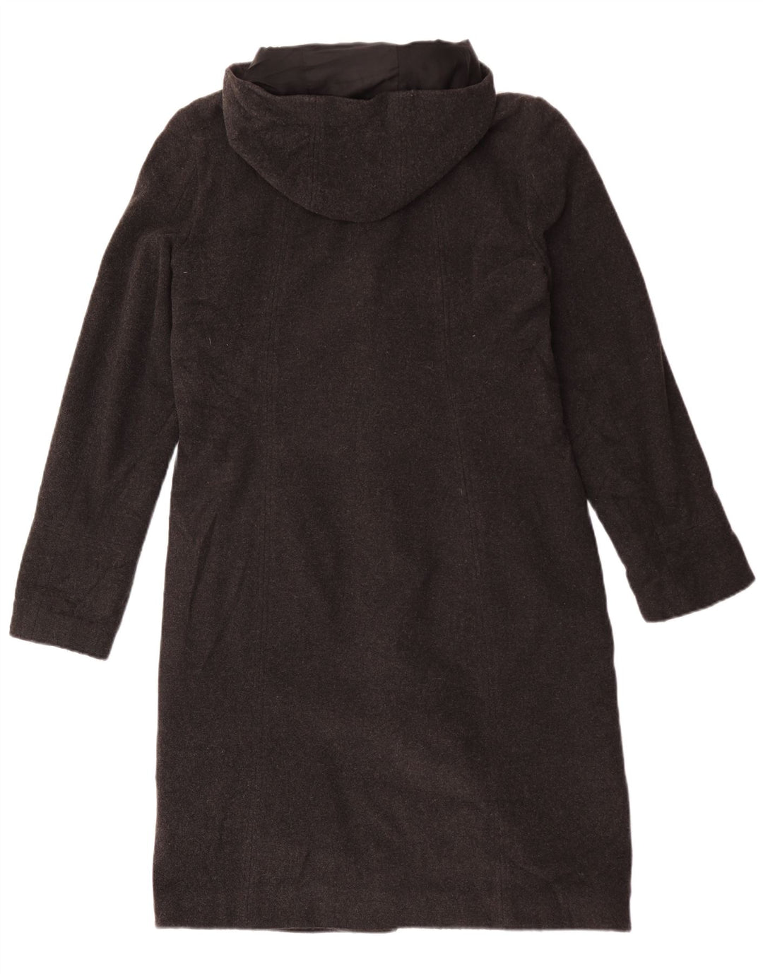 Topshop Manteau à capuche pour femme UK 42 Laine mouchetée gris moyen