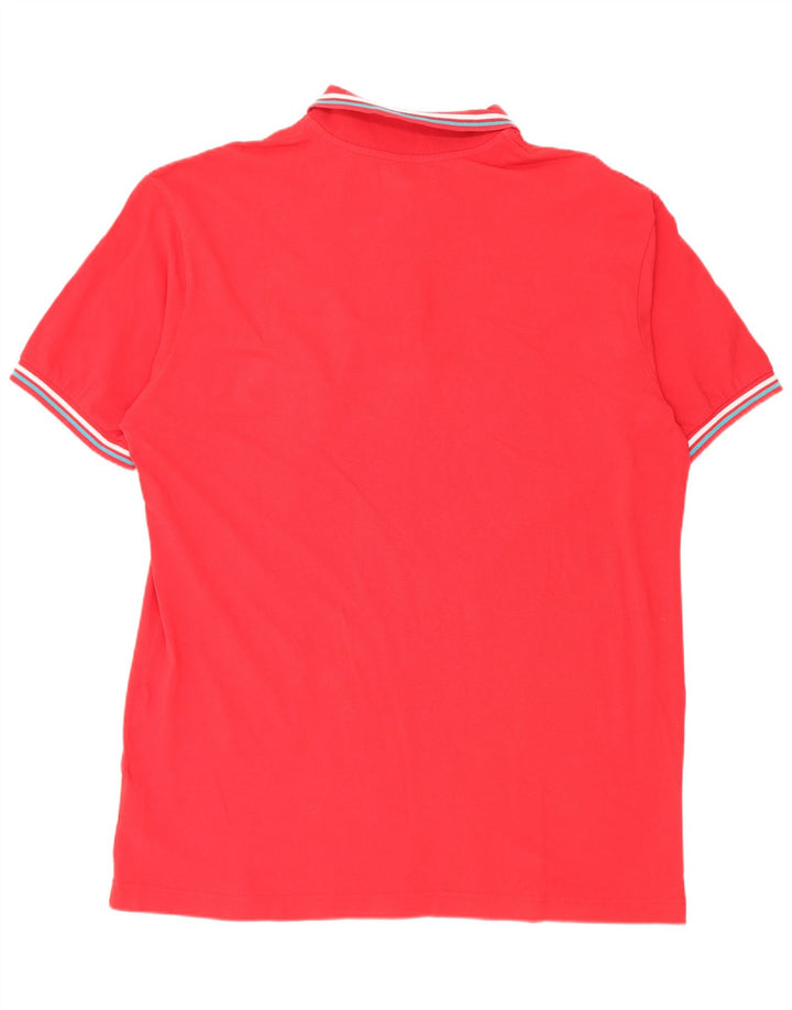 Kappa Polo Homme 3XL Rouge Rayé Coton