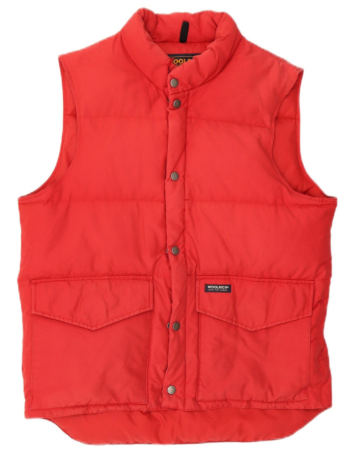 WOOLRICH Gilet rembourré pour homme UK 38 Rouge moyen