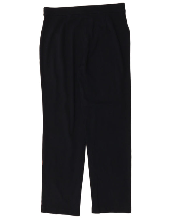 Marks & Spencer Pantalon décontracté pour femme UK 14 Large W34 L31 Bleu marine
