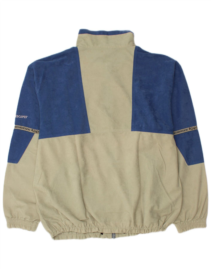 Great Escapes Survêtement complet en velours pour homme EU 52 Large Bleu Colorblock