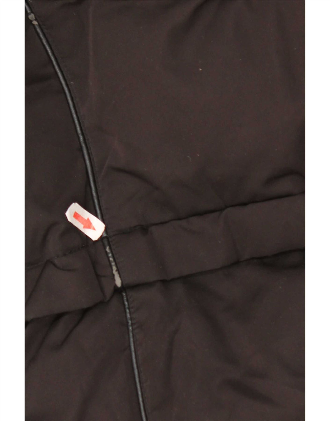 Zara Manteau rembourré à capuche pour femme UK 14 Polyester noir moyen