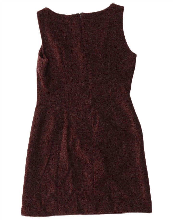 Max Dine Robe fourreau sans manches pour femme IT 44 Acrylique marron moyen