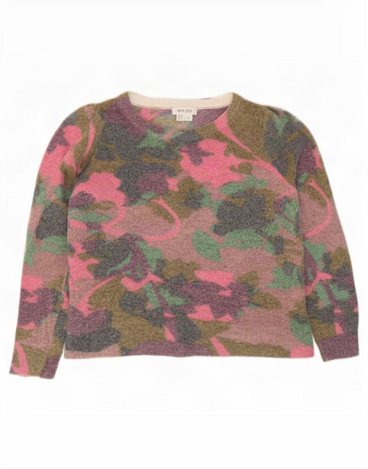 Pull White Stuff Femme Col Bateau UK 14 Large Multicolore