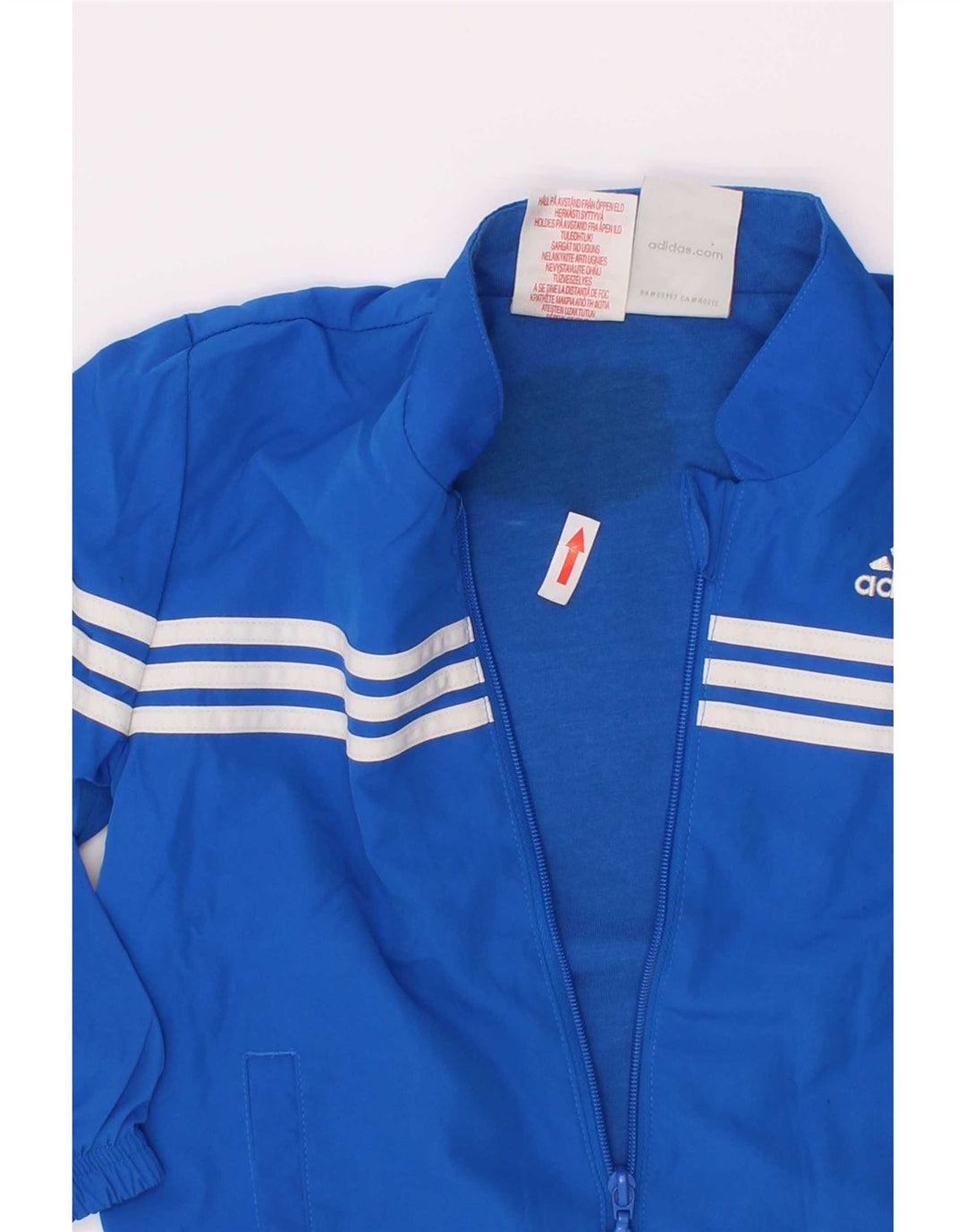 Veste de survêtement Adidas Garçon 3-4 ans Bleu Polyester