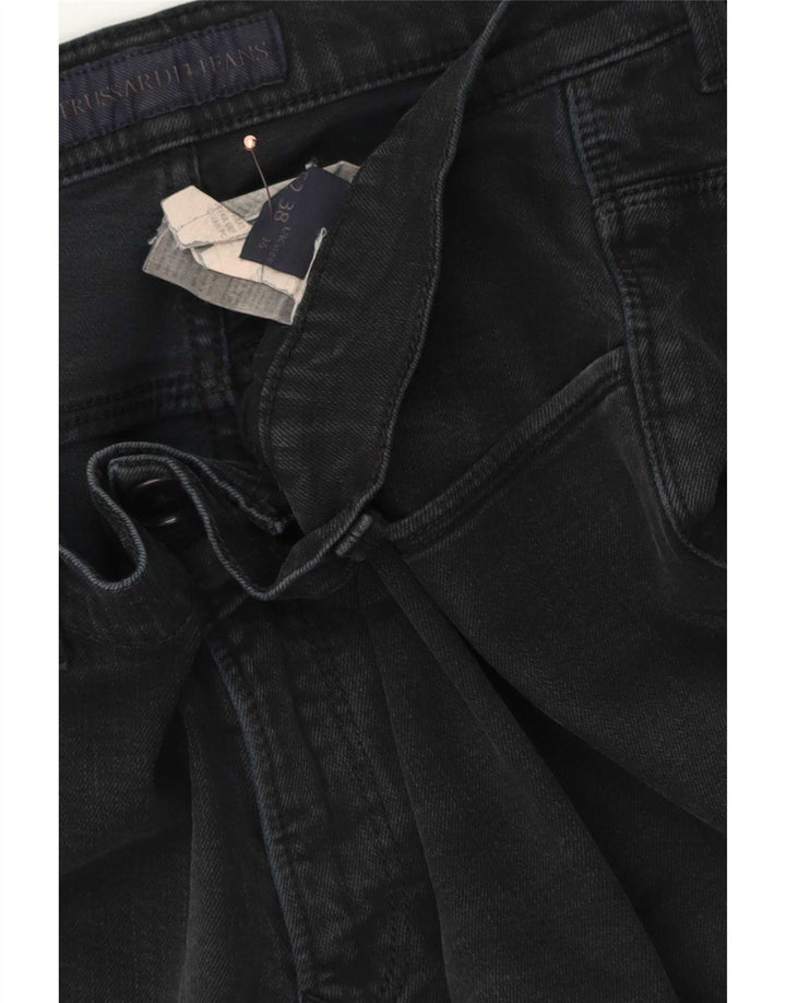 Trussardi Jean Slim W36 L34 Noir Coton Homme