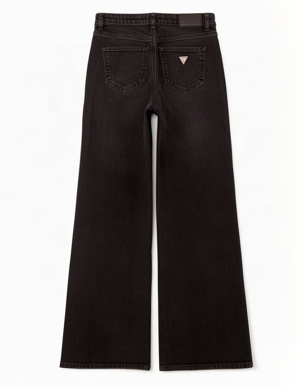Guess Jean Large Femme W26 L30 Noir Coton