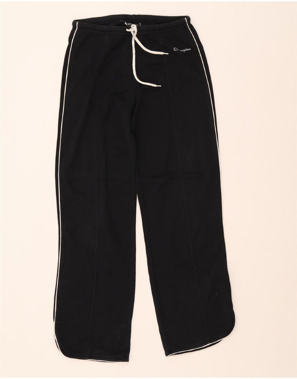 CHAMPION Pantalon de survêtement pour femme UK 12 Coton noir moyen
