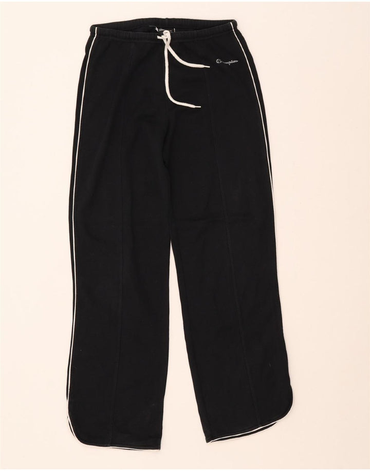 CHAMPION Pantalon de survêtement pour femme UK 12 Coton noir moyen