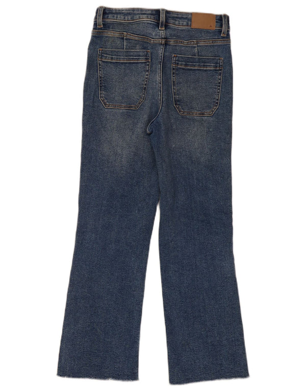 Zara Jean bootcut taille haute pour femme EU 34 2XS W24 L26 Bleu