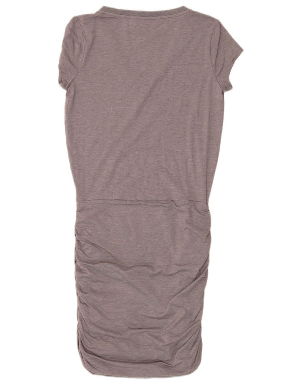 Athleta Robe surdimensionnée taille basse pour femme UK 6 XS Gris Polyester