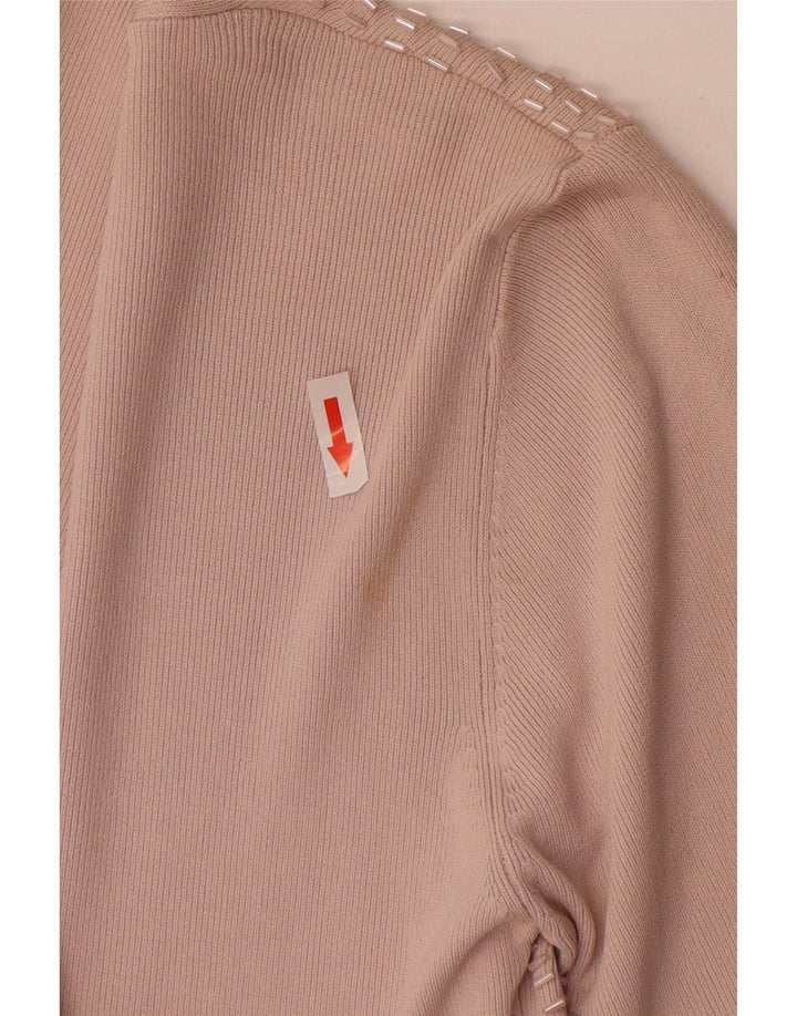 Zara Womens Blouse Top UK 14 Grande Rayonne Rose
