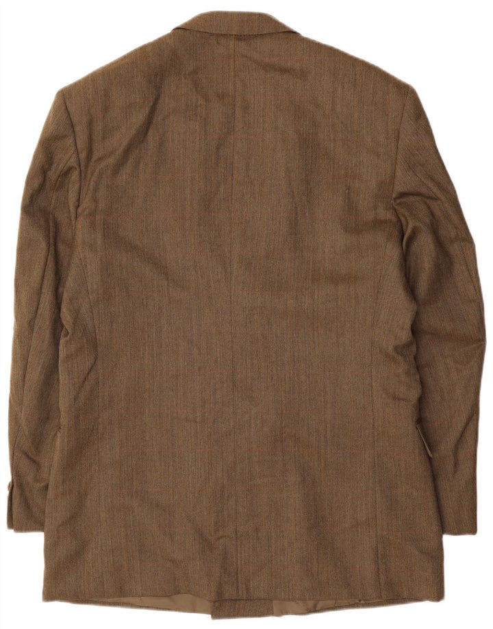 City Time Veste Blazer Double Boutonnage Homme IT 50 Grande Laine Marron
