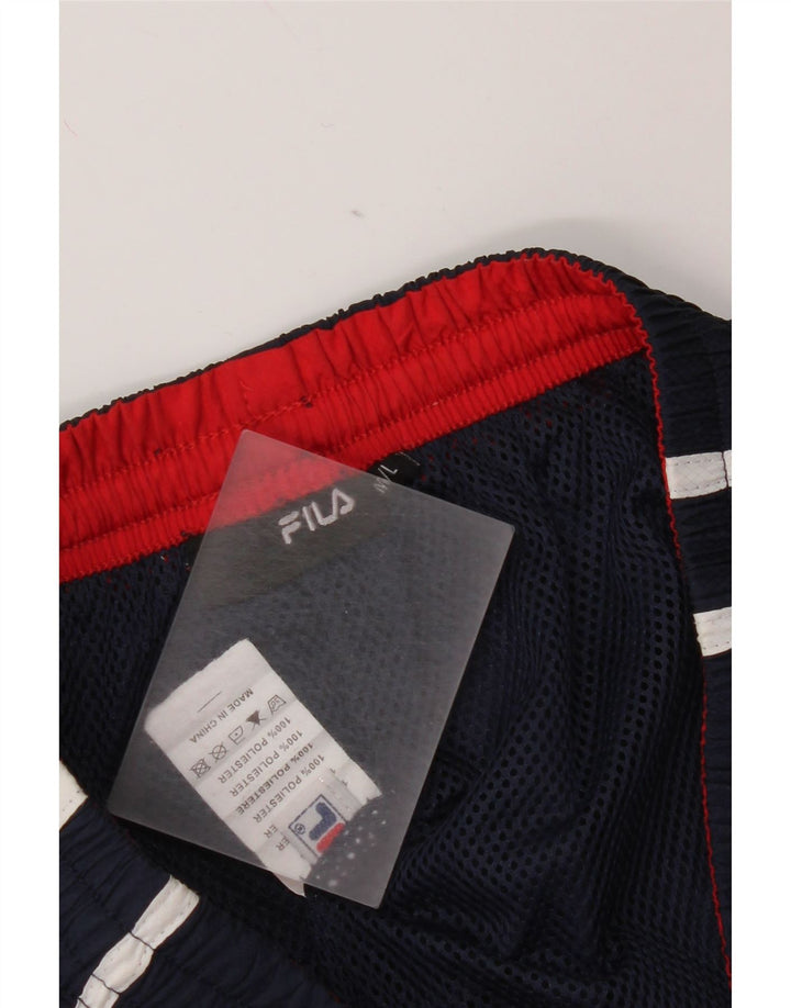 Fila Pantalon De Survêtement Homme Bleu Marine Moyen Polyester