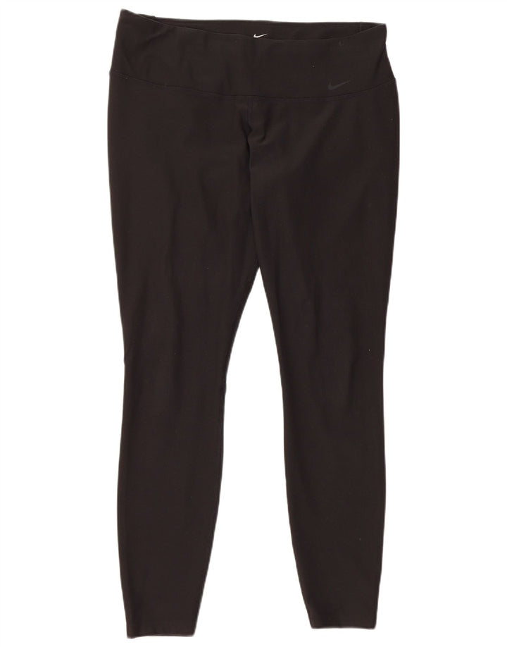 Legging Nike Dri Fit pour femme UK 16 Large Noir Polyester