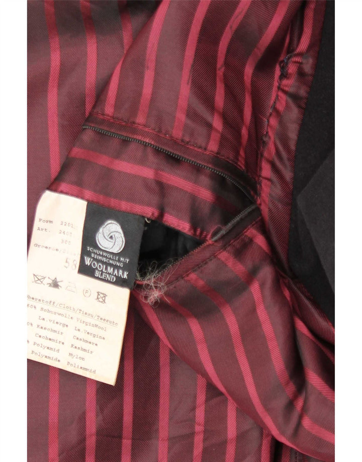 Bugatti Manteau Homme IT 48 4XL Laine Noir