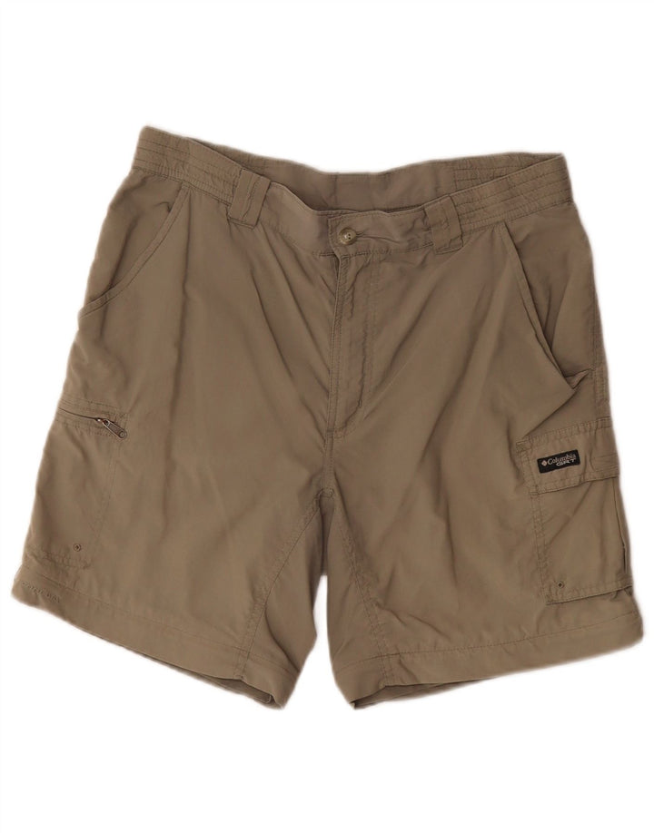 Columbia Short Cargo Femme Moyen W30 Kaki Polyester
