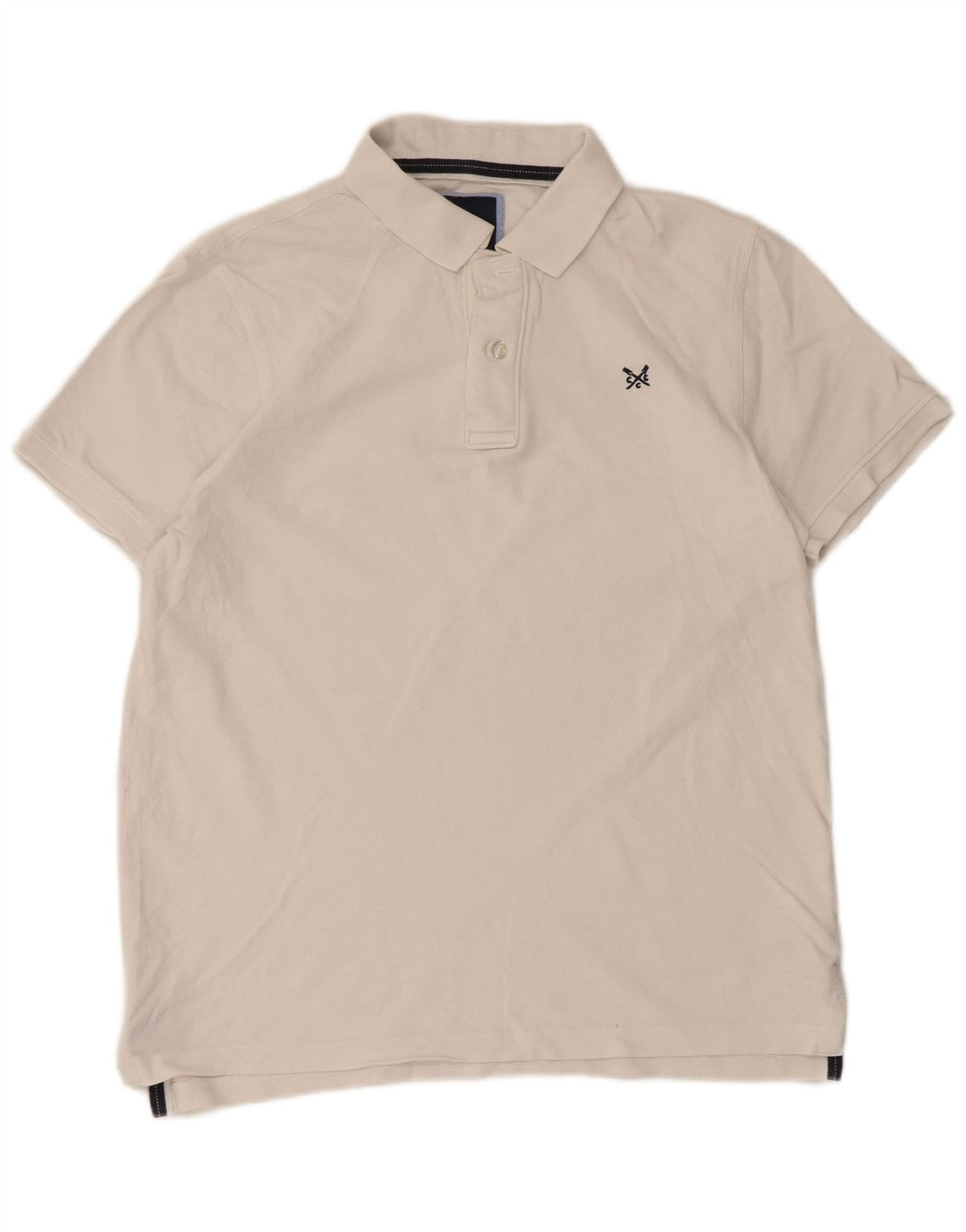 Crew Clothing Polo Homme Grand Blanc Coton