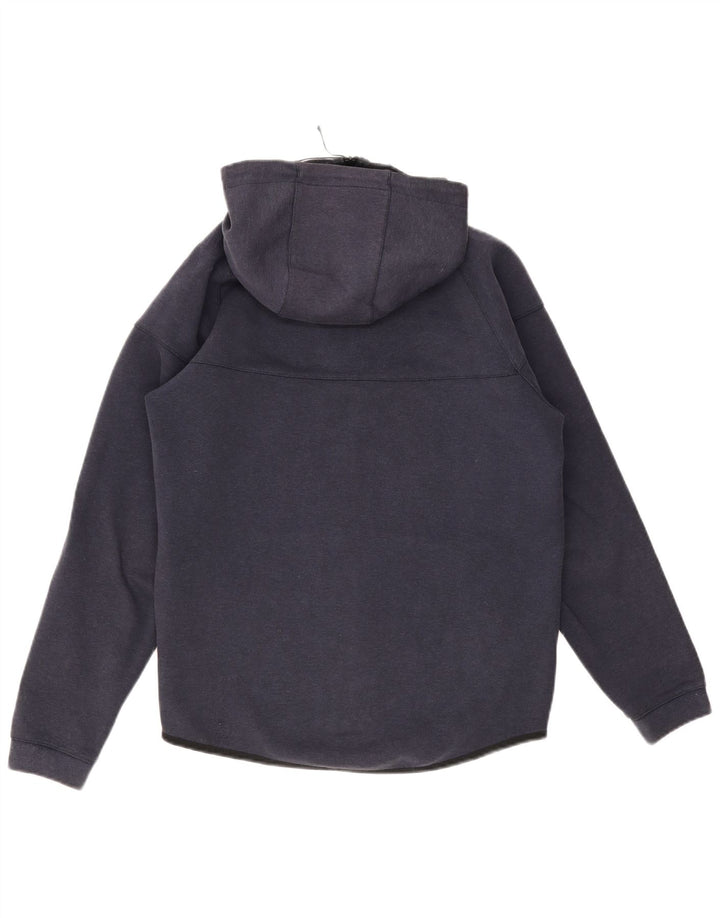 Nike Pull à capuche zippé en coton bleu marine moyen pour homme