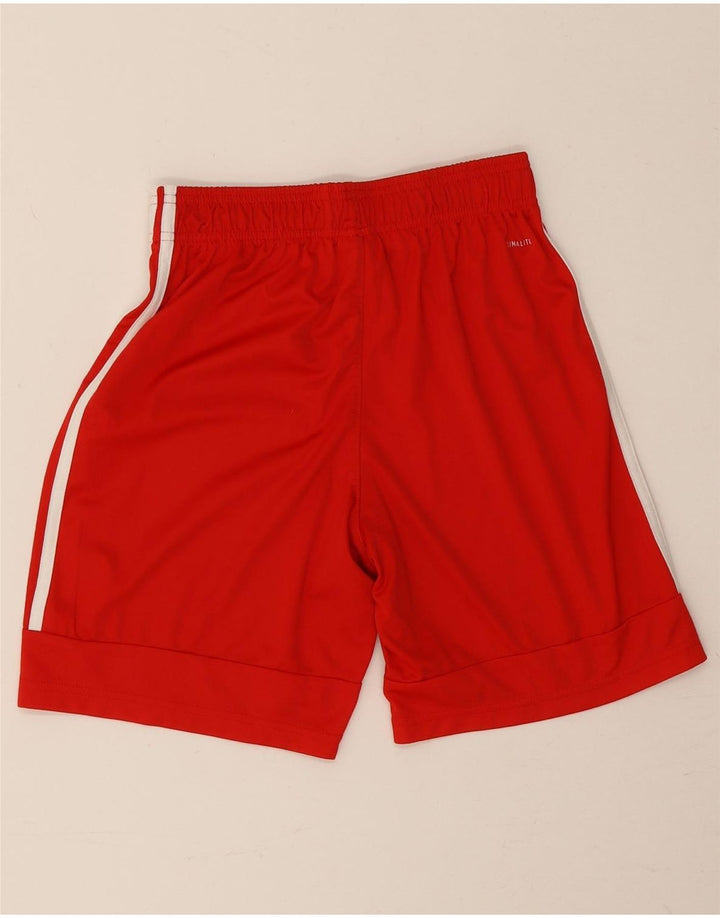 Adidas Short de Sport Garçon 13-14 Ans Rouge Polyester