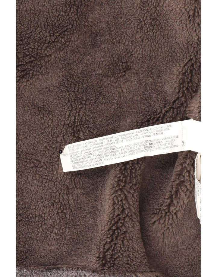 Zara Veste Sherpa Homme UK 42 XL Gris Polyester