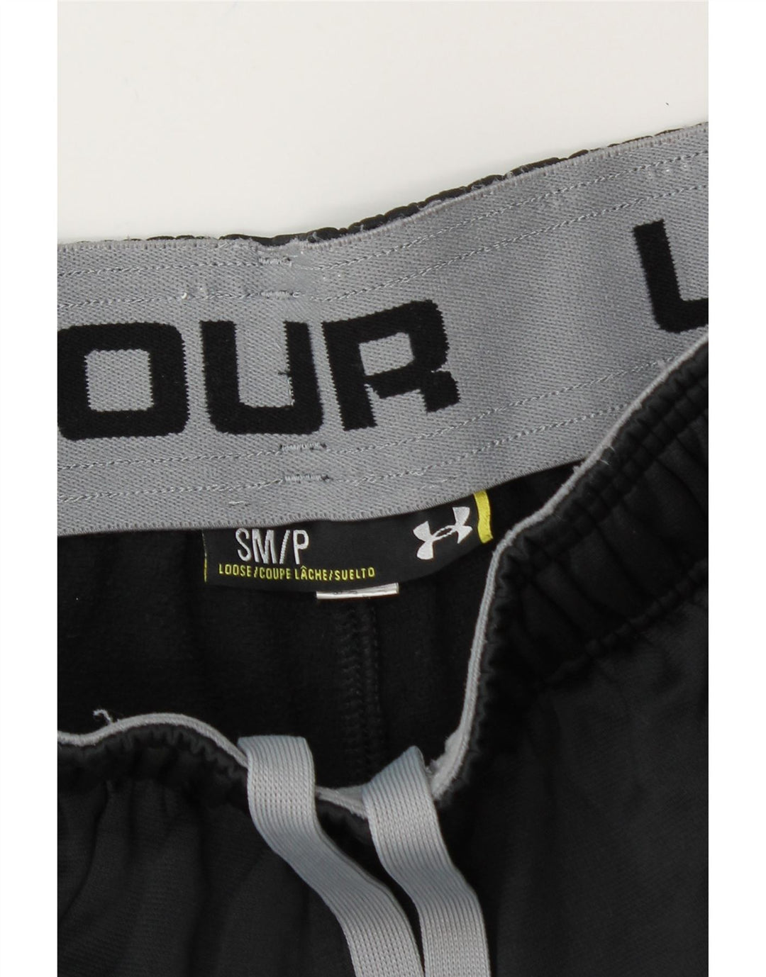 UNDER ARMOUR Pantalon de survêtement graphique pour femme UK 8 Small Noir