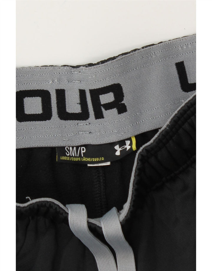 UNDER ARMOUR Pantalon de survêtement graphique pour femme UK 8 Small Noir