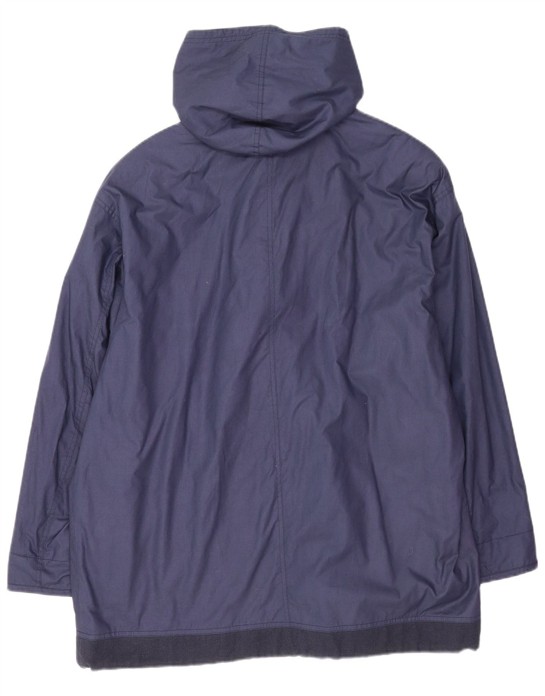 Nouveau Manteau surdimensionné à capuche pour femme Fast EU 42 grand bleu marine coton