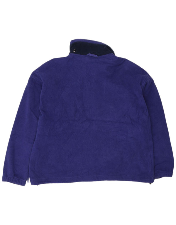 Columbia Veste polaire surdimensionnée pour femme UK 18 XL Violet Colourblock