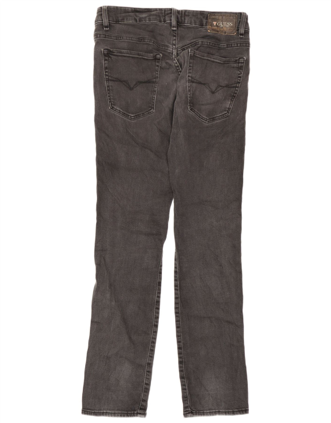 Guess Jean Slim Graphique Homme W31 L30 Gris Coton
