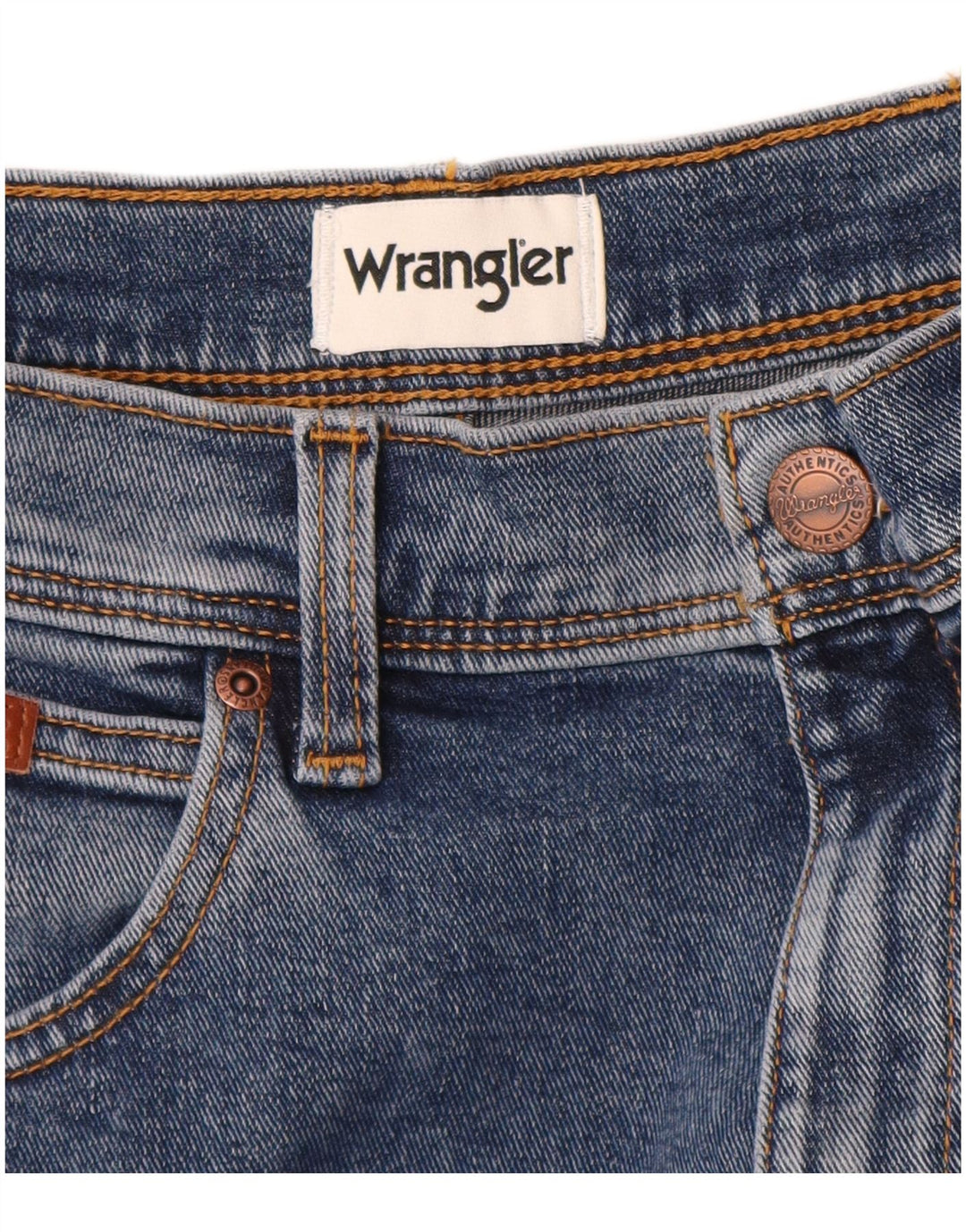 Wrangler Jean Slim Texas Homme W32 L32 Bleu Coton