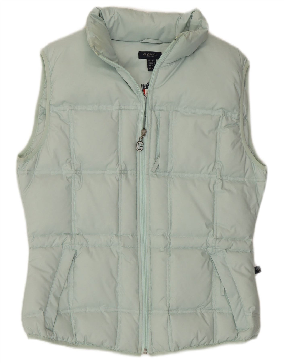 GANT Femme Gilet Rembourré UK 14 Medium Turquoise Polyester