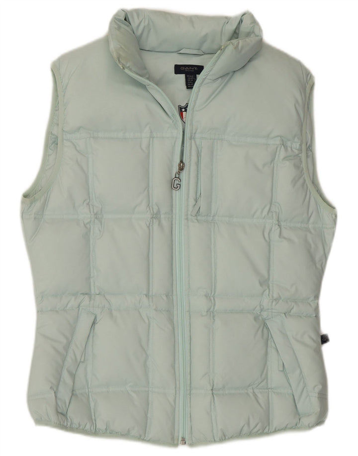 GANT Femme Gilet Rembourré UK 14 Medium Turquoise Polyester