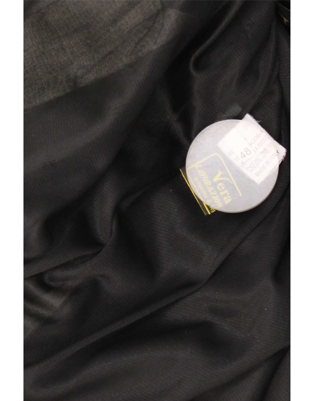 Manteau en cuir femme vintage IT 48 XL Noir